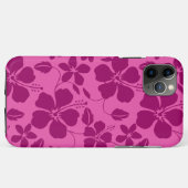 HAWAIAANSE HULA (HIBISCUS) BURGUNDY WIJN Case-Mate iPhone CASE (Achterkant (horizontaal))