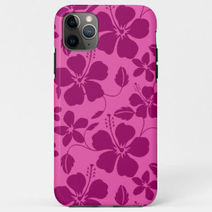 HAWAIAANSE HULA (HIBISCUS) BURGUNDY WIJN Case-Mate iPhone CASE