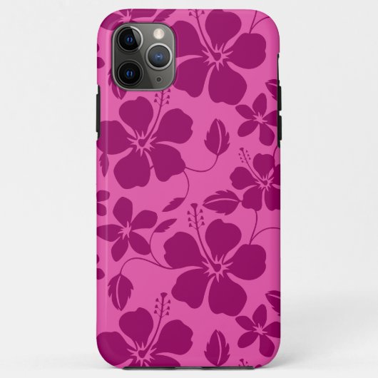 HAWAIAANSE HULA (HIBISCUS) BURGUNDY WIJN Case-Mate iPhone CASE (Achterkant)
