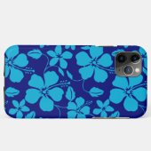 HAWAIAANSE HULA (HIBISCUS) DONKER/LICHTBLAUW Case-Mate iPhone CASE (Achterkant (horizontaal))