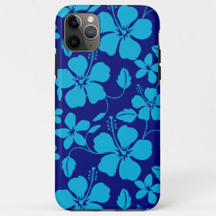 HAWAIAANSE HULA (HIBISCUS) DONKER/LICHTBLAUW Case-Mate iPhone CASE