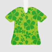 HAWAÏAANSE HULA (HIBISCUS) LEMON LIME ORNAMENT (achterkant)