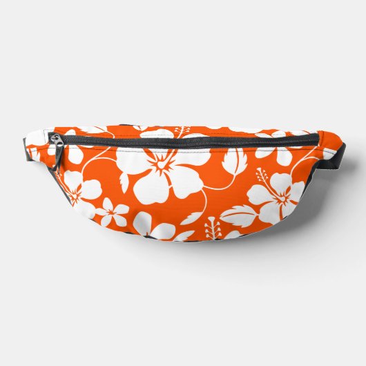 HAWAÏAANSE HULA (HIBISCUS) PATROON IN SINAASAPPEL HEUPTASJE (Liggend)