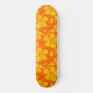HAWAIAANSE HULA (HIBISCUS) SINAASAPPELMIX PERSOONLIJK SKATEBOARD