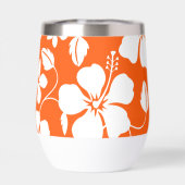 HAWAÏAANSE (HULA) HIBISCUSPATROON IN SINAASAPPEL (Achterkant)