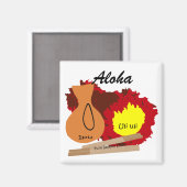 Hawaïaanse instrumenten, Aloha magneet (Voorkant / Achterkant)