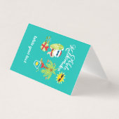 Hawaïaanse kerst. Kerstman Mele Kalikimaka. Kaart (Voorkant)