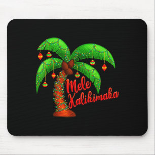 Hawaiaanse Kerst Mele Kalikimaka Kokospalm Muismat
