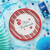 Hawaïaanse kerst | Mele Kialikimaka Papieren Bordje (Feest)