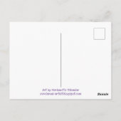 Hawaïaanse Kerstman op vakantie in Hawaï Briefkaart (Achterkant)