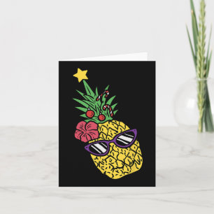 Hawaiaanse Kerstmis In Juli Ananas Mele Kalikima Kaart