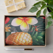 Hawaiaanse Kerstmis – Tropische krans Tissuepapier (Geschenk)
