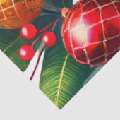 Hawaiaanse Kerstmis – Tropische krans Tissuepapier (Detail)