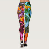 Hawaïaanse kleur Leggings voor vrouwen / meisjes (Achterkant)