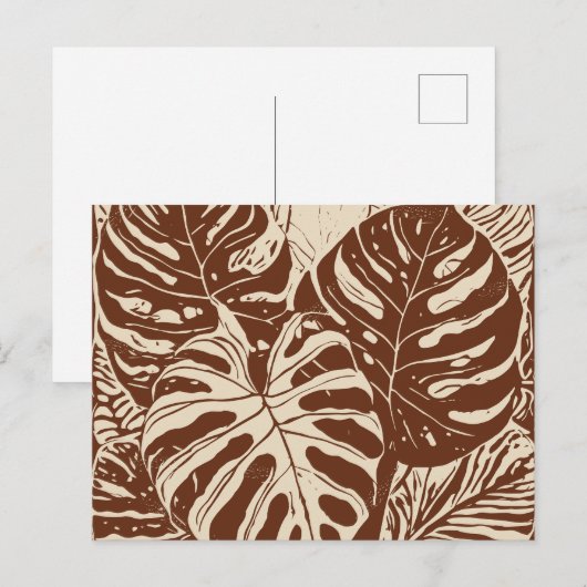 Hawaïaanse kunst briefkaart (Voorkant / Achterkant)