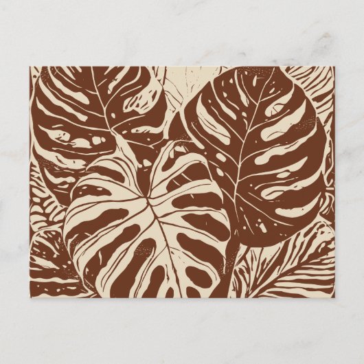 Hawaïaanse kunst briefkaart (Voorkant)