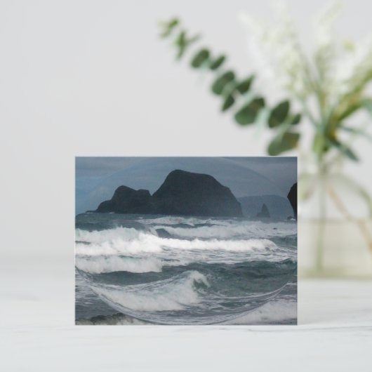 Hawaiaanse kust briefkaart (Staand voorkant)