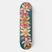 Hawaïaanse lei persoonlijk skateboard (Voorkant)