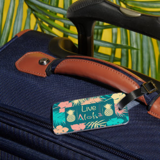 Hawaiaanse levensstijl Aloha-bagagelabel Bagagelabel