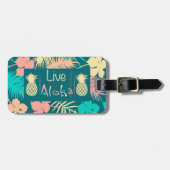 Hawaiaanse levensstijl Aloha-bagagelabel Bagagelabel (Voorkant horizontaal)