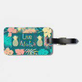 Hawaiaanse levensstijl Aloha-bagagelabel Bagagelabel (Achterkant horizontaal)