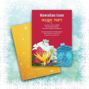 Hawaiaanse Luau Vakantie Feest Uitnodigingen