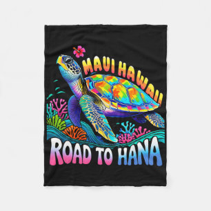 Hawaïaanse Maui Hawaï Schildpad Vakantie Groepsrei Fleece Deken