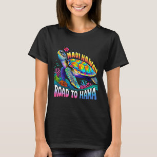 Hawaïaanse Maui Hawaï Schildpad Vakantie Groepsrei T-shirt
