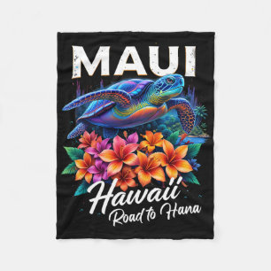 Hawaïaanse Maui Oceaan Strand Hawaï Schildpad Vaka Fleece Deken