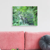 Hawaïaanse (Maui) waterval Canvas Afdruk (Insitu (Woonkamer))