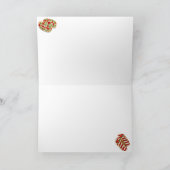 Hawaiaanse Mele Kalikimaka Kerstkrans  Kaart (Binnen)