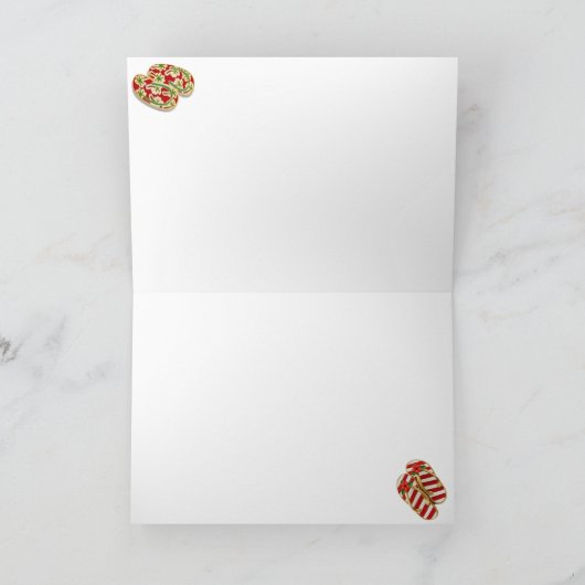 Hawaiaanse Mele Kalikimaka Kerstkrans  Kaart (Binnen)