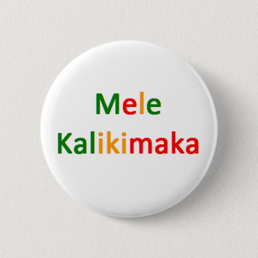 hawaiaanse mele kalikimaka ronde button 5,7 cm (Voorkant)