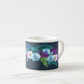 Hawaïaanse Midnight Orchids Espressiemok Espresso Kop (Voorkant rechts)