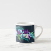 Hawaïaanse Midnight Orchids Espressiemok Espresso Kop (Rechts)