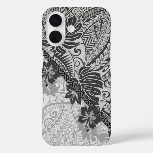 Hawaïaanse Monstera Tapa Telefoonhoes Case-Mate iPhone Case (Achterkant)