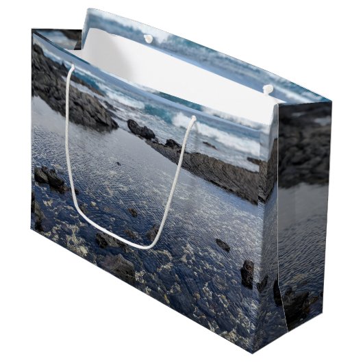 Hawaiaanse ocea landschapsfoto groot cadeauzakje (Voorkant Gekanteld)