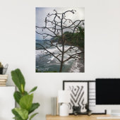 Hawaiaanse Oceaan Strand Boom Foto Uitzicht Poster (Thuiskantoor)