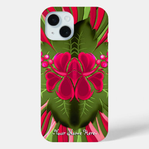 Hawaïaanse orchideeën - gepersonaliseerd iPhone 15 case