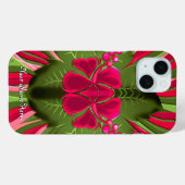 Hawaïaanse orchideeën - gepersonaliseerd Case-Mate iPhone case (Achterkant (horizontaal))
