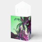 Hawaïaanse palm bedankdoosjes (Geopend)