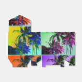Hawaïaanse palm bedankdoosjes (Uitgevouwen)