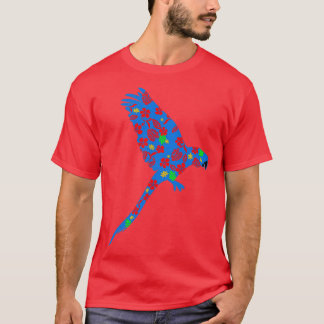 Hawaiaanse papegaai t-shirt