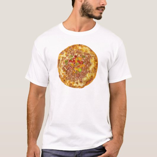 Hawaïaanse pizza t-shirt (Voorkant)