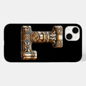 Hawaiaanse Polynesische Aloha Letter L Aangepaste Case-Mate iPhone Case (Achterkant (horizontaal))