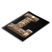 Hawaiaanse Polynesische Aloha Letter L Aangepaste Notitieboek (Linkerzijde)