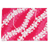 Hawaïaanse prent Puakenikeni lei Groot Cadeauzakje (Voorkant)