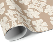 Hawaiaanse print cadeaupapier (Rol Hoek)