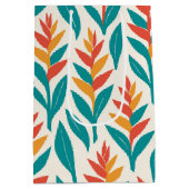 Hawaïaanse print heliconia medium cadeauzakje (Achterkant)