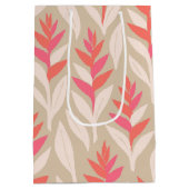 Hawaïaanse print heliconia medium cadeauzakje (Achterkant)
